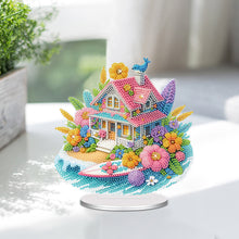 Load image into Gallery viewer, Acrylic Special Shaped Beach House Table Top DIY Diamond Painting Ornament Kits
