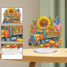 Load image into Gallery viewer, Acrylic Special Shaped Harvest Truck Table Top Diamond Painting Ornament Kits
