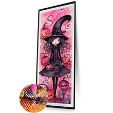 Load image into Gallery viewer, AB Diamond Painting - Full Round - Pumpkin witch (30*90CM)
