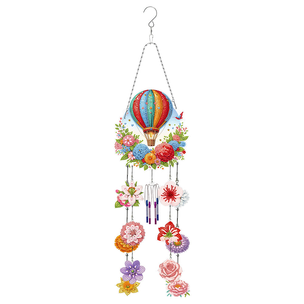 Diamond Art Sun Catcher Double Sided Diamond Painting Wind Chimes for Wall Decor
