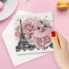 Load image into Gallery viewer, 6Pcs Ballet Animals Faith Diamond Birthday Blessing Card for Friend Family Lover
