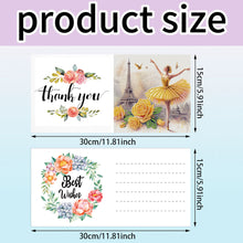 Load image into Gallery viewer, 6Pcs Ballet Animals Faith Diamond Birthday Blessing Card for Friend Family Lover
