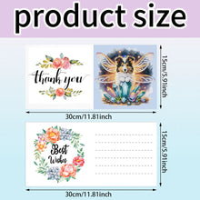 Load image into Gallery viewer, 6Pcs Ballet Animals Faith Diamond Birthday Blessing Card for Friend Family Lover
