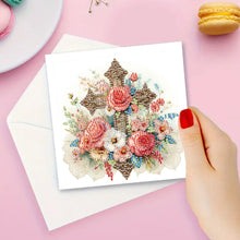 Load image into Gallery viewer, 6Pcs Ballet Animals Faith Diamond Birthday Blessing Card for Friend Family Lover
