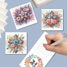 Load image into Gallery viewer, 6Pcs Ballet Animals Faith Diamond Birthday Blessing Card for Friend Family Lover
