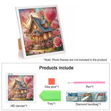 Load image into Gallery viewer, Diamond Painting - Partial Special Shaped - Village house (30*30CM)

