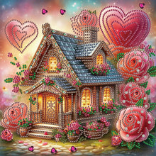 Load image into Gallery viewer, Diamond Painting - Partial Special Shaped - Village house (30*30CM)
