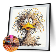 Load image into Gallery viewer, Diamond Painting - Partial Special Shaped - Funny duck (30*30CM)
