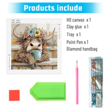 Load image into Gallery viewer, Diamond Painting - Partial Special Shaped - Funny yak (30*30CM)
