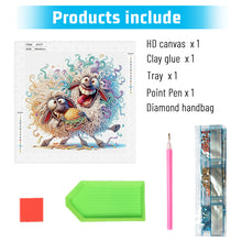 Load image into Gallery viewer, Diamond Painting - Partial Special Shaped - Funny sheep (30*30CM)
