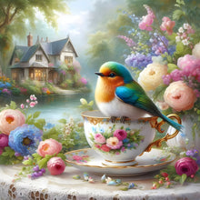Load image into Gallery viewer, Diamond Painting - Full Round - Garden bird (30*30CM)
