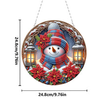 Load image into Gallery viewer, Christmas Diamond Art Hanging Pendant Acrylic Diamond Painting Home Decor
