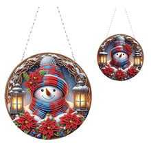Load image into Gallery viewer, Christmas Diamond Art Hanging Pendant Acrylic Diamond Painting Home Decor
