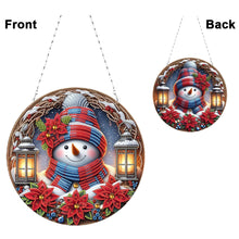 Load image into Gallery viewer, Christmas Diamond Art Hanging Pendant Acrylic Diamond Painting Home Decor
