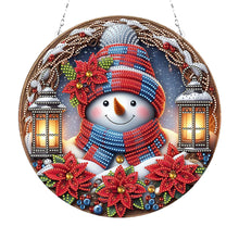 Load image into Gallery viewer, Christmas Diamond Art Hanging Pendant Acrylic Diamond Painting Home Decor
