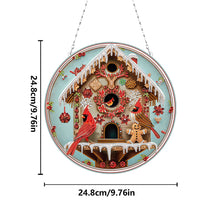 Load image into Gallery viewer, Christmas Diamond Art Hanging Pendant Acrylic Diamond Painting Home Decor
