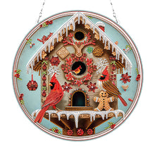 Load image into Gallery viewer, Christmas Diamond Art Hanging Pendant Acrylic Diamond Painting Home Decor
