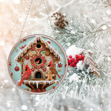 Load image into Gallery viewer, Christmas Diamond Art Hanging Pendant Acrylic Diamond Painting Home Decor
