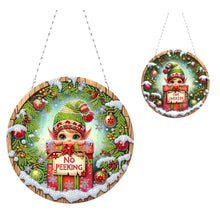 Load image into Gallery viewer, Christmas Diamond Art Hanging Pendant Acrylic Diamond Painting Home Decor
