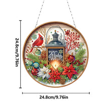 Load image into Gallery viewer, Christmas Diamond Art Hanging Pendant Acrylic Diamond Painting Home Decor
