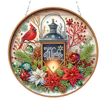 Load image into Gallery viewer, Christmas Diamond Art Hanging Pendant Acrylic Diamond Painting Home Decor
