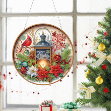 Load image into Gallery viewer, Christmas Diamond Art Hanging Pendant Acrylic Diamond Painting Home Decor

