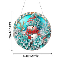 Load image into Gallery viewer, Christmas Diamond Art Hanging Pendant Acrylic Diamond Painting Home Decor
