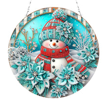 Load image into Gallery viewer, Christmas Diamond Art Hanging Pendant Acrylic Diamond Painting Home Decor

