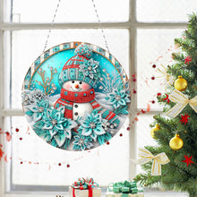 Load image into Gallery viewer, Christmas Diamond Art Hanging Pendant Acrylic Diamond Painting Home Decor
