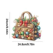 Load image into Gallery viewer, Christmas Diamond Art Hanging Pendant Acrylic Diamond Painting Home Decor
