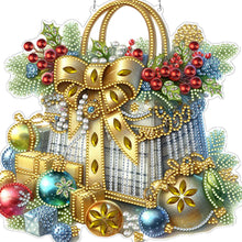 Load image into Gallery viewer, Christmas Diamond Art Hanging Pendant Acrylic Diamond Painting Home Decor
