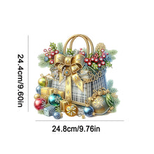 Load image into Gallery viewer, Christmas Diamond Art Hanging Pendant Acrylic Diamond Painting Home Decor
