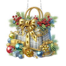 Load image into Gallery viewer, Christmas Diamond Art Hanging Pendant Acrylic Diamond Painting Home Decor
