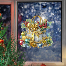 Load image into Gallery viewer, Christmas Diamond Art Hanging Pendant Acrylic Diamond Painting Home Decor

