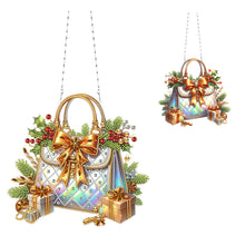 Load image into Gallery viewer, Christmas Diamond Art Hanging Pendant Acrylic Diamond Painting Home Decor
