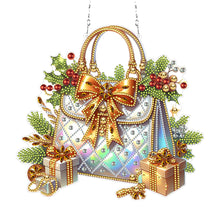 Load image into Gallery viewer, Christmas Diamond Art Hanging Pendant Acrylic Diamond Painting Home Decor
