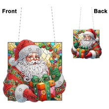 Load image into Gallery viewer, Christmas Diamond Art Hanging Pendant Acrylic Diamond Painting Home Decor
