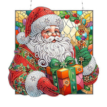 Load image into Gallery viewer, Christmas Diamond Art Hanging Pendant Acrylic Diamond Painting Home Decor
