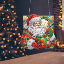Load image into Gallery viewer, Christmas Diamond Art Hanging Pendant Acrylic Diamond Painting Home Decor
