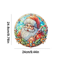 Load image into Gallery viewer, Christmas Diamond Art Hanging Pendant Acrylic Diamond Painting Home Decor
