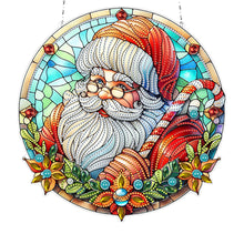 Load image into Gallery viewer, Christmas Diamond Art Hanging Pendant Acrylic Diamond Painting Home Decor
