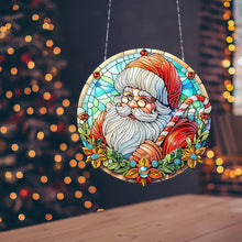 Load image into Gallery viewer, Christmas Diamond Art Hanging Pendant Acrylic Diamond Painting Home Decor
