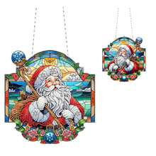 Load image into Gallery viewer, Christmas Diamond Art Hanging Pendant Acrylic Diamond Painting Home Decor
