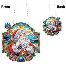 Load image into Gallery viewer, Christmas Diamond Art Hanging Pendant Acrylic Diamond Painting Home Decor
