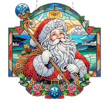 Load image into Gallery viewer, Christmas Diamond Art Hanging Pendant Acrylic Diamond Painting Home Decor
