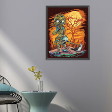 Load image into Gallery viewer, Diamond Painting - Full Round - Halloween zombie skull (40*50CM)
