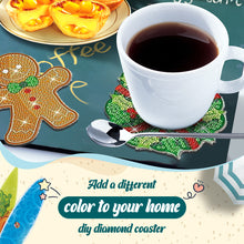 Load image into Gallery viewer, 8 Pcs DIY Diamond Painting Coasters Kits with Holder DIY Diamond Art Coaster Set
