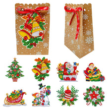 Load image into Gallery viewer, 8pcs Christmas DIY Diamond Painting Gift Bags for Cookies Candy Gifts and Snacks
