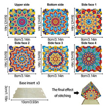 Load image into Gallery viewer, Christmas Table Top Diamond Painting Ornament Kits for Home Office Desktop Decor
