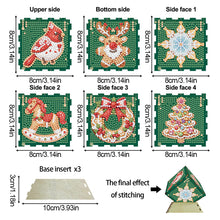 Load image into Gallery viewer, Christmas Table Top Diamond Painting Ornament Kits for Home Office Desktop Decor
